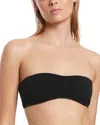 Jets Isla Rib Bandeau Bikini Top In Black