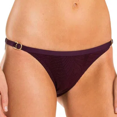 Jets Luscious Mini Bottom In Plum In Purple