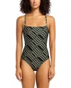 Jets Minimal Tank One Piece Swimsuit In Black