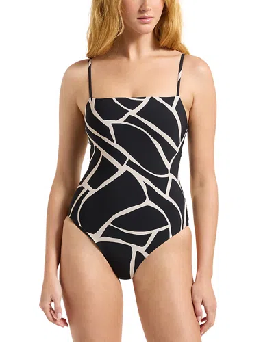 Jets Minimal Tank One Piece Swimsuit In Black