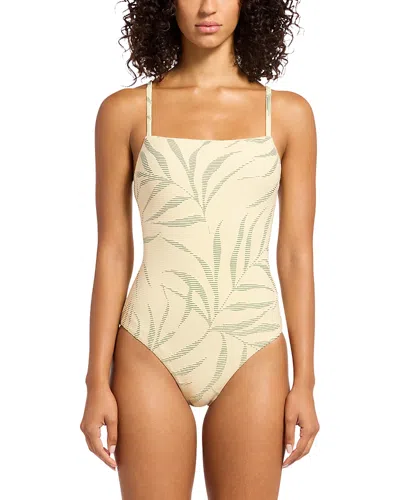 Jets Minimal Textured Swimsuit In Multi