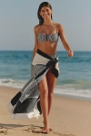 Jets Spring Geo Sarong In Black