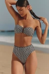 Jets Spring Geo U-ring Bikini Top In Black