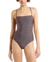Jets Square Neck Swimsuit In Multi