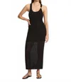 Jets Tirari Nights Knit Maxi Dress In Black In Black