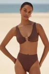 Jets Tirari Nights Triangle Bikini Top In Brown