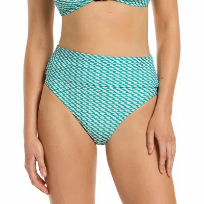 Jets Women's Asceno Fold Bikini Bottom In Mineral In Green