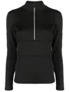 Jetset Ginger Base Layer Top In Schwarz
