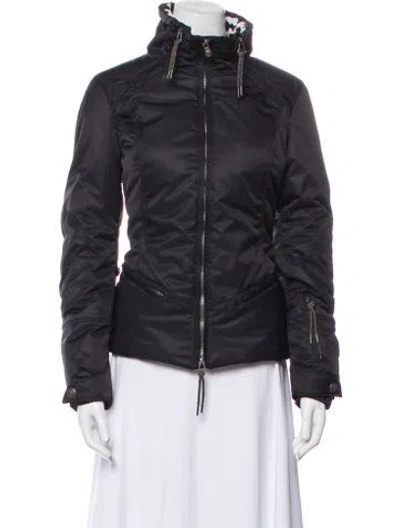 Pre-owned Jetset Nylon Coat In Gray