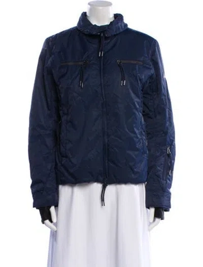 Pre-owned Jetset Nylon Jacket In Blue