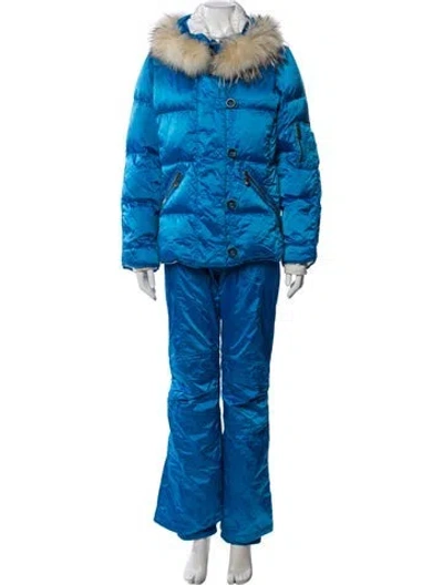Pre-owned Jetset Nylon Pantsuit In Blue