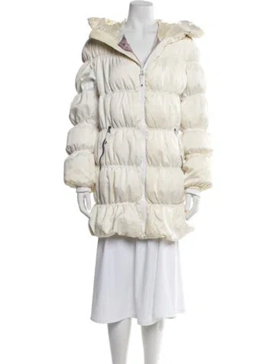 Pre-owned Jetset Puffer Coat In Purple