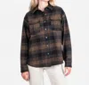 Jetty Anchor Flannel In Black In Black