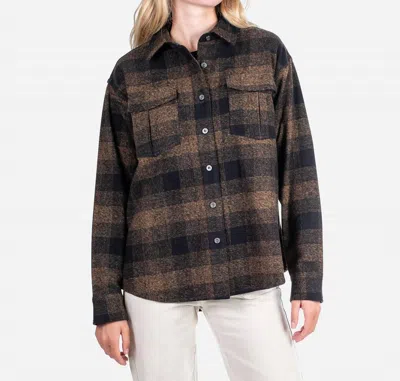 Jetty Anchor Flannel In Black