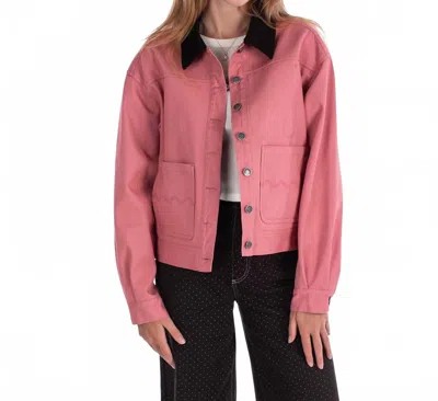 Jetty Kai Utility Coat In Dusty Rose In Pink
