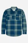 Jetty Men's Arbor 2 Flannel Shirt In Navy