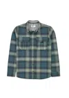 Jetty Men's Arbor Flannel Shirt In Grey