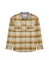 Jetty Men's Arbor Flannel Shirt In Tan In Brown