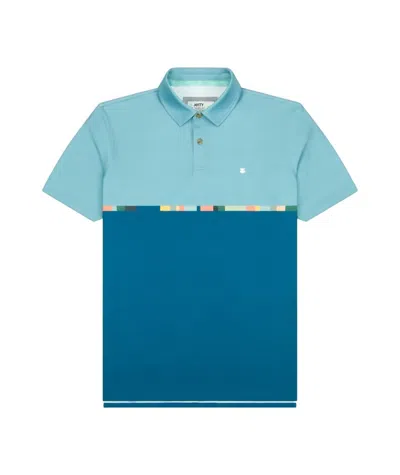 Jetty Men's Bunker Polo Shirt In Blue