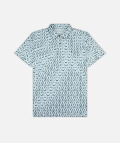 Jetty Men's Bunker Polo Shirt In Light Blue
