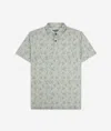 Jetty Men's Bunker Polo Shirt In Silver In Multi