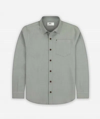 Jetty Men's Essex Oystex Long Sleeve Shirt In Heather Grey
