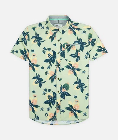 Jetty Men's Garwood Shirt In Sage In Green