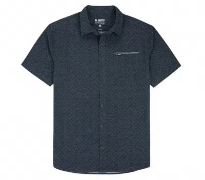 Jetty Men's Garwood Stretch Shirt In Navy In Blue