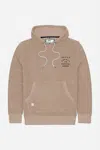 Jetty Men's Holgate Hoodie In Taupe In Grey