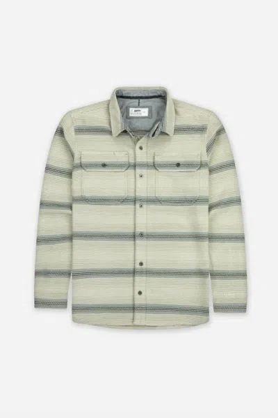 Jetty Men's Horizon Flannel Shirt In Grey