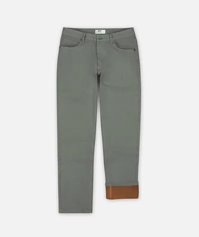 Jetty Men's Mariner Flannel Lined Pants In Agave In Gray