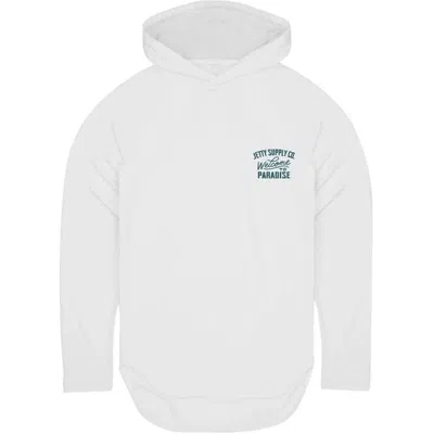 Jetty Men's Paradise Uv Long Sleeve Shirt In White