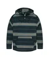 Jetty Men's Quintin Baja Pullover Hoodie In Indigo In Multi
