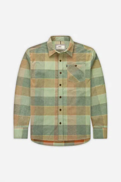 Jetty Men's Shoals Cord Shirt In Rust