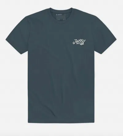 Jetty Men's Splash Shirt In Indigo In Gray