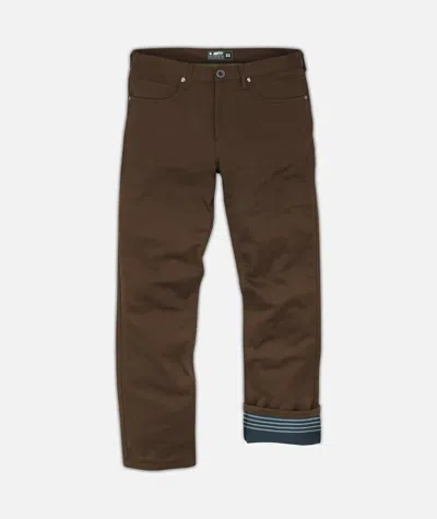 Jetty Men's The Mariner Lined Pants In Brown