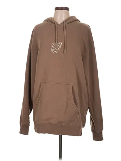Pre-owned Jetty Pullover Hoodie In Brown