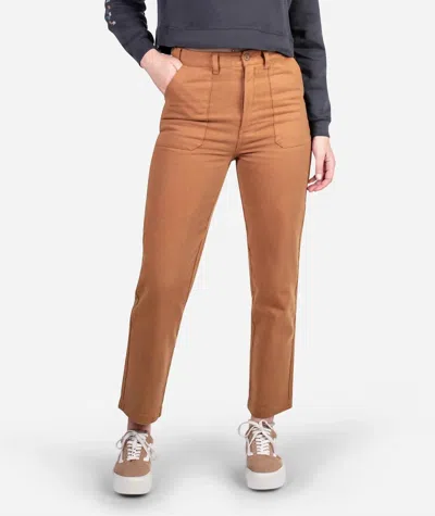Jetty Venice Utility Pant In Camel In Brown