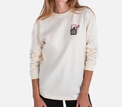 Jetty Women's Market Long Sleeve Top In Natural In White