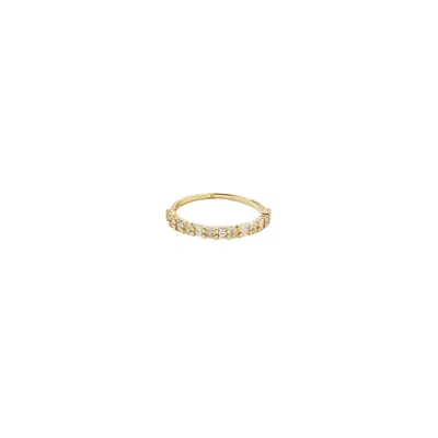 Jeunesse Dorée Paris Women's Alleray - Minimalistic Gold Plated Ring