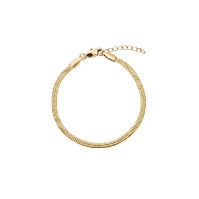 Jeunesse Dorée Paris Women's Blaise - Thin Chain Gold Plated Bracelet