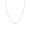 Jeunesse Dorée Paris Women's Clerc - Minimalistic Gold Plated Chain