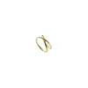 Jeunesse Dorée Paris Women's Lebrun - Minimalistic Gold Plated Ring