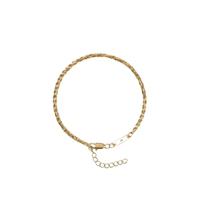 Jeunesse Dorée Paris Women's Vosges -thin Chain Gold Plated Bracelet
