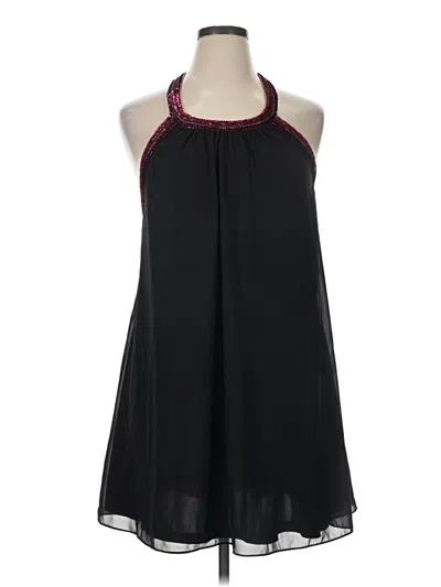 Pre-owned Jewel Badgley Mischka Cocktail Dress In Black