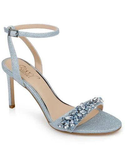 Jewel Badgley Mischka Dallyce Womens Heels Pump Slingback Heels In Blue