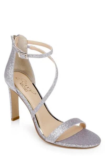 Jewel Badgley Mischka Diana Strappy Sandal In Lilac