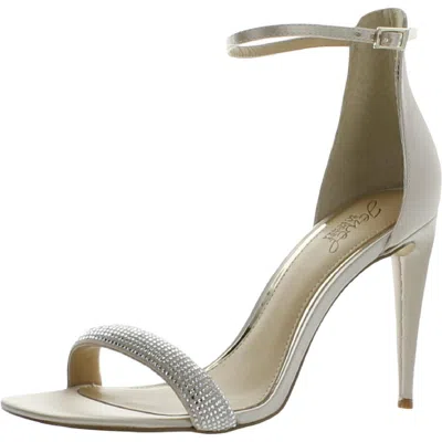 Jewel Badgley Mischka Easter Womens Satin Heels In Multi