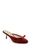Jewel Badgley Mischka Elliot Mule In Burgundy