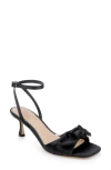 Jewel Badgley Mischka Women's Emeli Bow Square Toe Sandals In Black